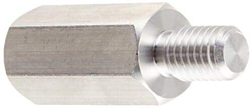 Hex Standoff, Male-Female, Aluminum, Plain Finish, 10-32 inch Screw Size, 3/8 inch OD, 11/16 Body Length, (Pack of 1000)