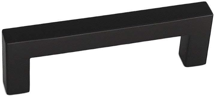 homdiy Black Kitchen Cabinet Handle - 1Pack Drawer Handle 4.5 Inch Furniture Hardware Bar Cabinet Pull LSJ12BK115