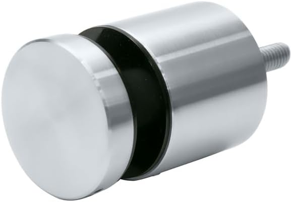 FHC RS2X134PS Glass Rail Standoff Base and Cap - 2' x 1-3/4' - Polished Stainless