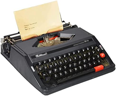 Portable Manual Typewriter for Creative Writing - Classic Design, Ideal Gift for Writers & Note-Taking - Vintage Mechanical Typewriter for Home & Office Use