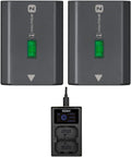 Sony Np FZ100 Z Series Battery Plus Koah Dual USB C Charger (3 Items) | Includes 2x Sony Np-Fz100, 2280mah and 16.4wh) Batteries and Koah Dual USB-C Charger, Infolithium Support