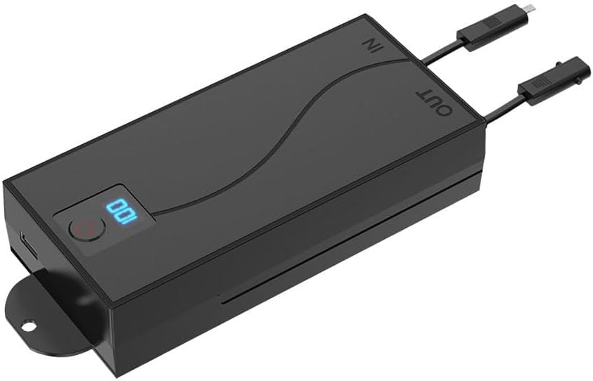 2500mAh Rechargeable Universal Battery Pack for Reclining Furniture, 2-Pin Connector and LED Display Screen, for Electric Recliner, Sofa, Couch, and Lift Chair, 1pc