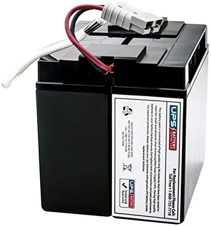 UPSBatteryCenter RBC7 Compatible Replacement Battery Pack for APC SMT1500, SUA1500