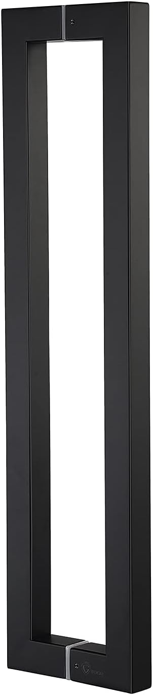 Togu TG-R3030 1500mm / 60 inches Push-Pull Stainless-Steel Door Handle for Entrance/Entry/Shower/Glass/Shop/Store, Interior/Exterior Barn & Gates - Matte Black Finish