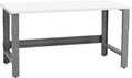 Table & Workbench: 1' Thick Laminate Top, Height Adjustable Bench - 24' D x 48' L x 30' - 36' H - by BenchPro