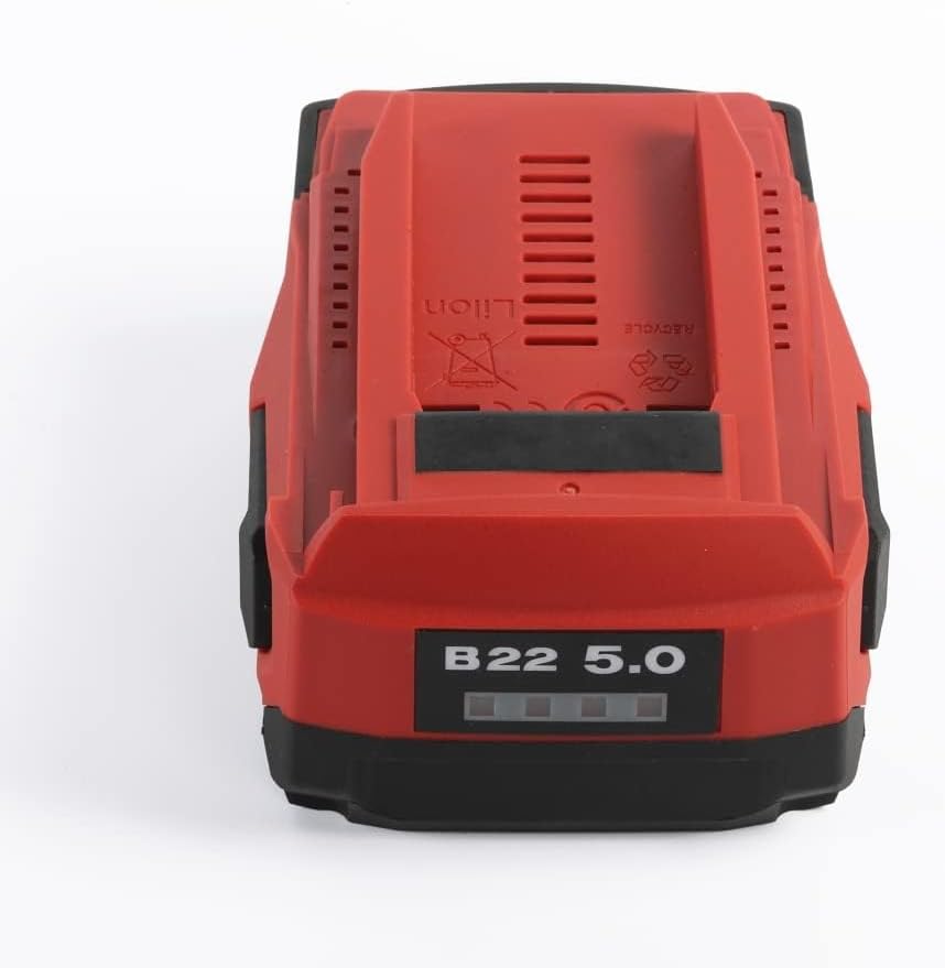 2 Pack 22V 5.0 Replacement Lithium-Ion Battery Compatible with Hilti B22 21.6V 22V Cordless Power Tools