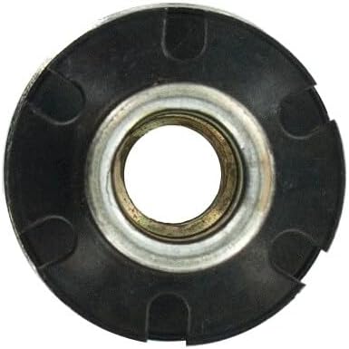 Outwater Industries Double Star Threaded Caster Insert | Heat Treated Steel | Fits 1-1/8 Inch Round 16-18 Gauge Tube | Thread: 3/8-16 | 100 Pack