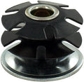 Outwater Industries Double Star Threaded Caster Insert | Heat Treated Steel | Fits 1-1/2 Inch Round 16-18 Gauge Tube | Thread: 3/8-16 | 100 Pack
