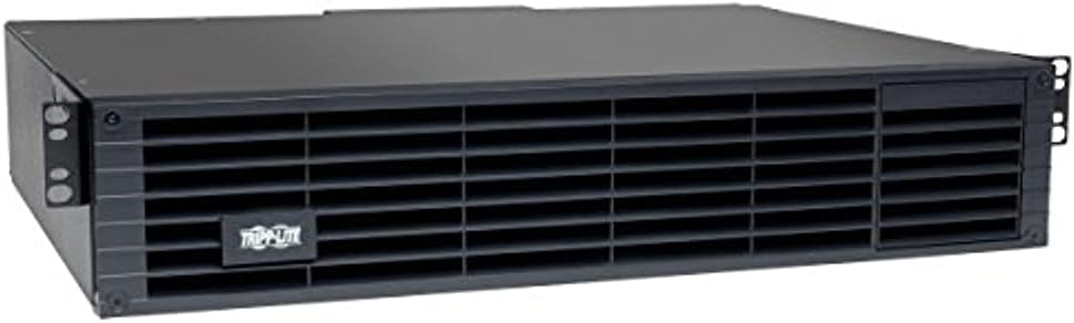 Tripp Lite 24V Extended Battery Pack Module EBM, 2U Rackmount Hardware Included, Daisychain Option, Automatically Configures to Host UPS, Heavy-Gauge Cabling Included, 2-Year Warranty (BP24V36-2US)