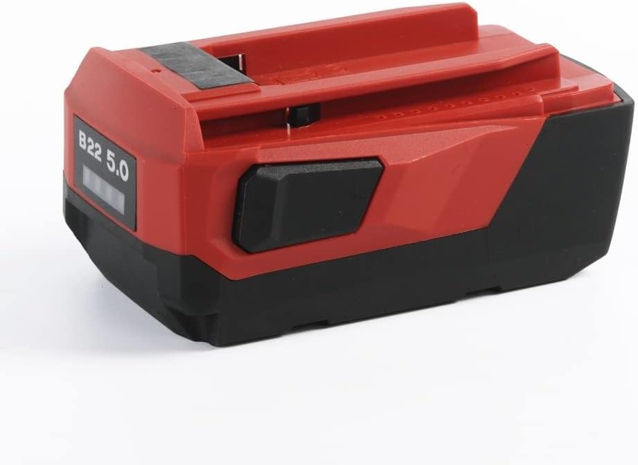 2 Pack 22V 5.0 Replacement Lithium-Ion Battery Compatible with Hilti B22 21.6V 22V Cordless Power Tools