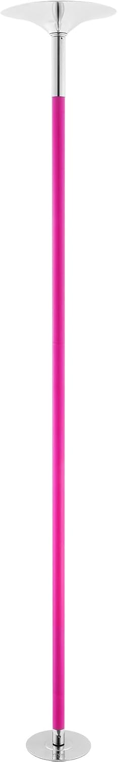 VEVOR Professional Dancing Pole, Spinning Static Dancing Pole Kit, Portable Removable Pole, 45mm Heavy-Duty Stainless Steel Pole, Height Adjustable Fitness Pole, for Exercise Home Club Gym, Silver