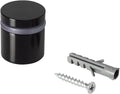Sign Standoff 1' Diameter x 3/4' Barrel Length Black Aluminum Eco Series Easy Fasten Standoff Pack of 20 by Outwater
