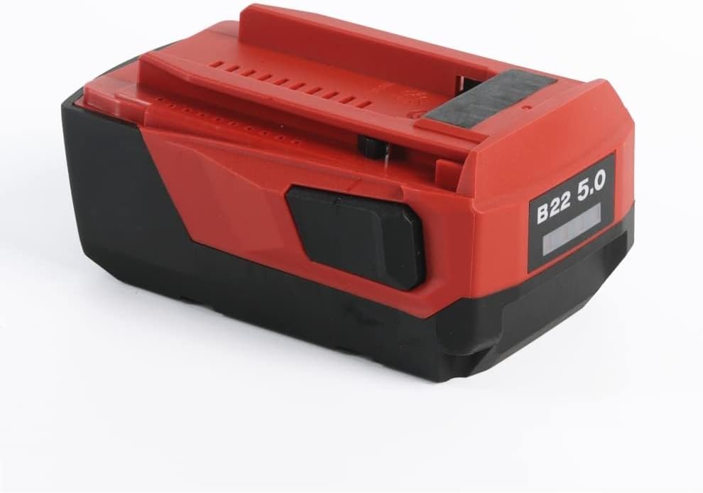 2 Pack 22V 5.0 Replacement Lithium-Ion Battery Compatible with Hilti B22 21.6V 22V Cordless Power Tools