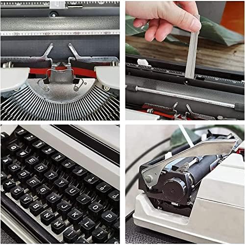 Portable Mechanical Typewriter - Vintage Manual Typewriter for Notes & Creative Writing - Classic Design for Writers & Literary Enthusiasts