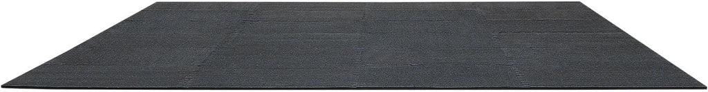 VEVOR 0.4Inch 96sq.ft 24 Tiles Gym Flooring for Home Gym, Rubber Top with High Density EVA Foam, 24 x 24In Gym Floor Exercise Equipment Mats, Interlocking Gym Mats, Puzzle Workout Mats, Black & Blue