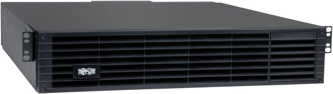Tripp Lite 48V Extended Battery Pack Module EBM, 2U Rackmount Hardware Included, Daisychain Option, Automatically Configures to Host UPS, Heavy-Gauge Cabling Included, 2-Year Warranty (BP48V27-2US)