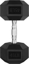 RitFit Rubber Coated Hex Dumbbell Set with Rack, 5-780LB for Home Gym Strength Training, Anti-Slip Knurled Handle, Hexagon Anti-Roll, Heavy-Duty Storage Rack
