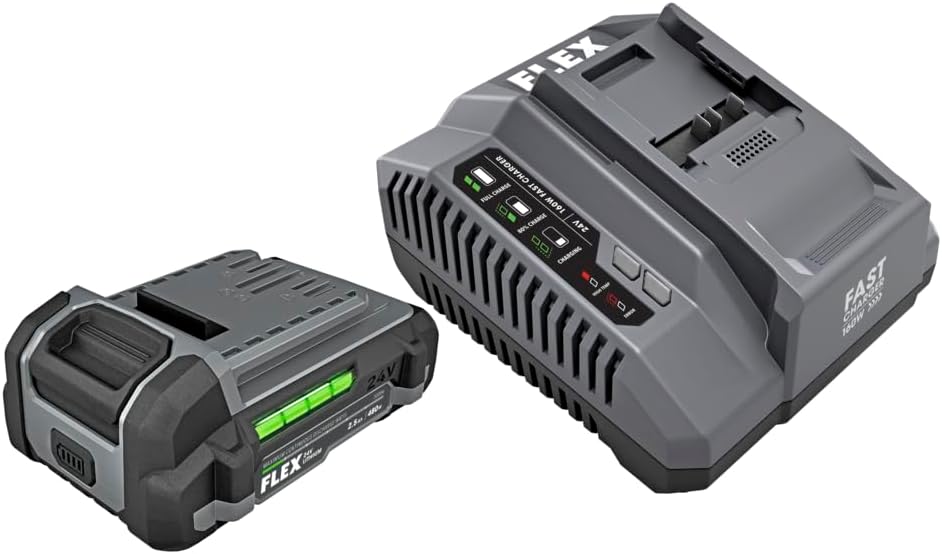 FLEX 24V 2.5Ah Lithium-Ion Battery and 160W Charger Starter Kit - FX0411-1A