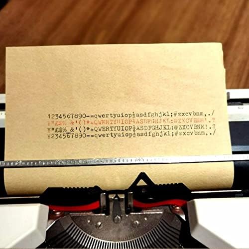 Portable Mechanical Typewriter - Vintage Manual Typewriter for Notes & Creative Writing - Classic Design for Writers & Literary Enthusiasts
