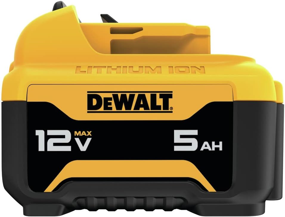 DEWALT 12V MAX 5Ah Battery, Lithium-Ion, 2-Pack (DCB126-2)