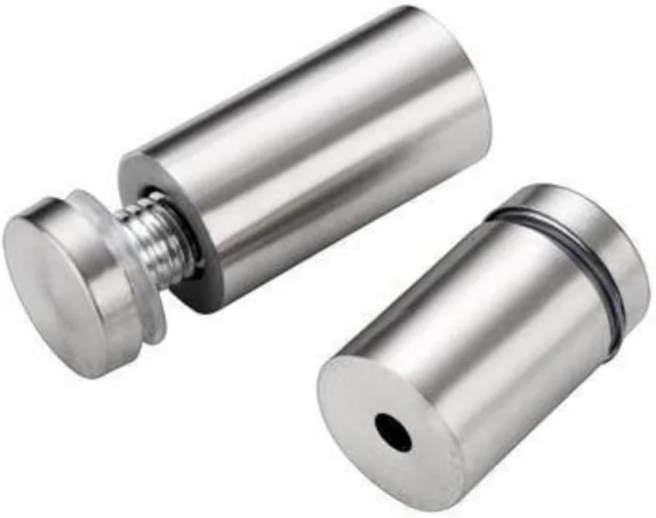 Standoff Fixings， 25PCS, Stainless Steel Sign Standoff Screws Suitable for Standoff Fixings for Glass Posters(16mmx20mm)