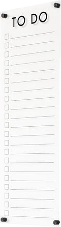 Personalized To do list | Personalized checklist | Kid's Custom Chore chart (14'W x 38'T, Black Standoffs)