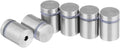 Standoff fixings Billboard Fixing Screws 100 Pcs,12x25mm Stainless Steel Sign Standoff Screws Suitable for Standoff Fixings for Glass Posters