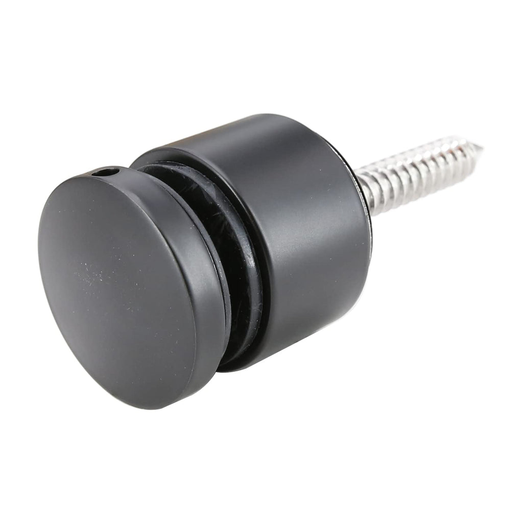 Stainless Steel 316 Grade 1-31/32 in (50mm) Diameter Adjustable Glass Standoff, 1-3/16 in Projection, Matt Black Finish, SO-30B, 4 Pieces