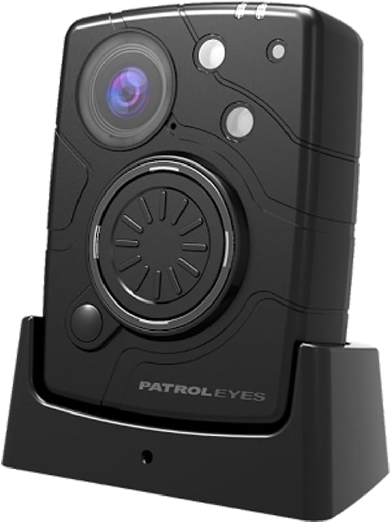 LITE 2K 64GB HD 12 Hour Battery Infrared IR Police Law Enforcement Body Security Camera with Super Strong Quick Release Body Camera Magnet Mount PE-LITE