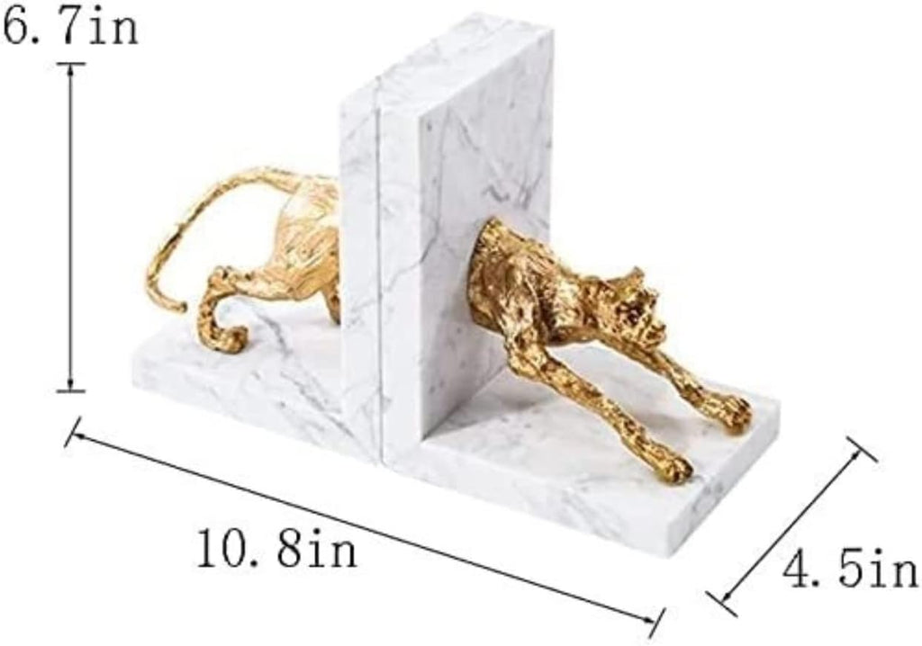 Bookends Creative Literary Book Ends Classic Bookends Personalized Bookend Modern Light Luxury Marble Office Decoration Reading Bookshelf Decor