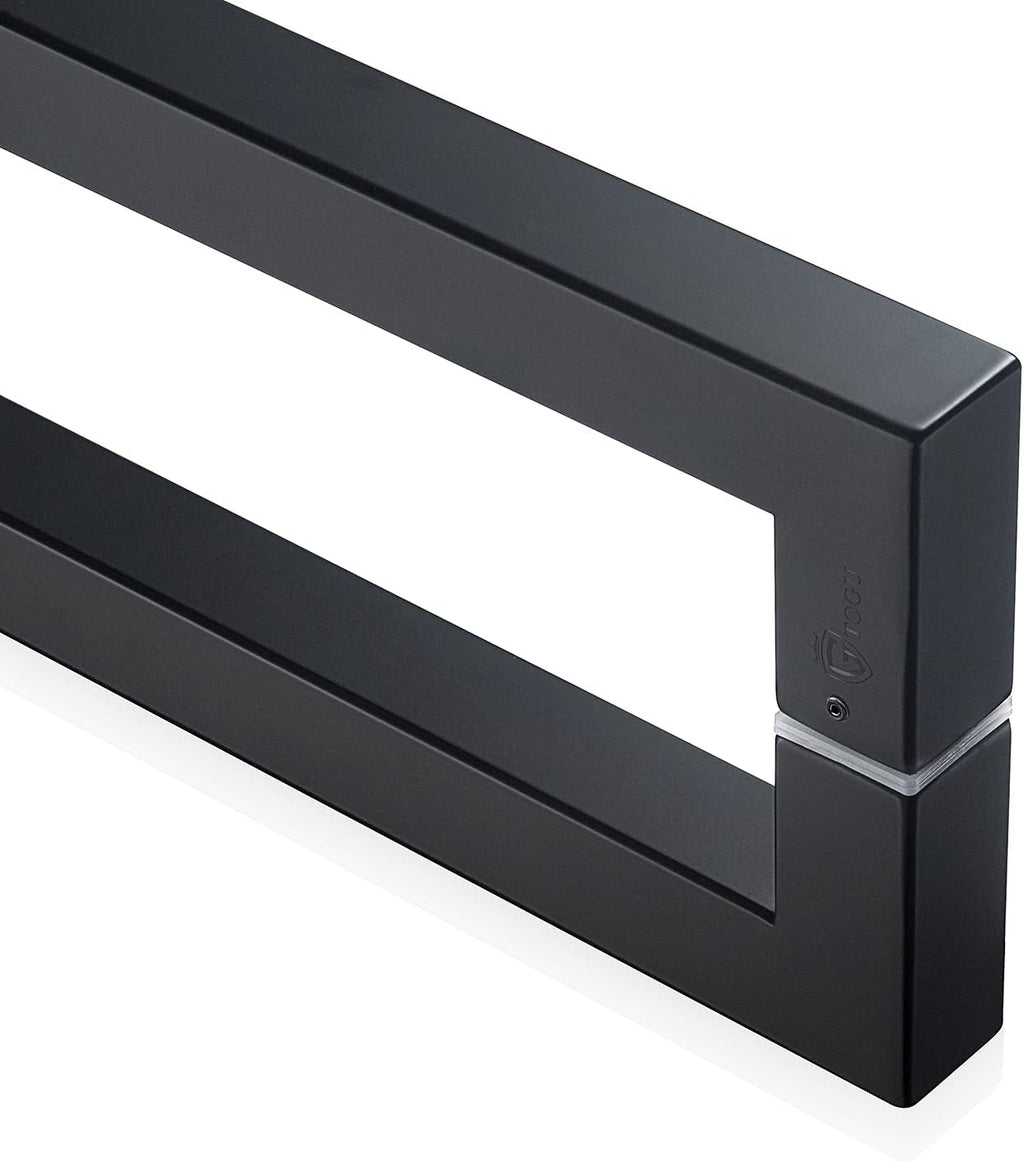 Togu TG-R3030 1500mm / 60 inches Push-Pull Stainless-Steel Door Handle for Entrance/Entry/Shower/Glass/Shop/Store, Interior/Exterior Barn & Gates - Matte Black Finish
