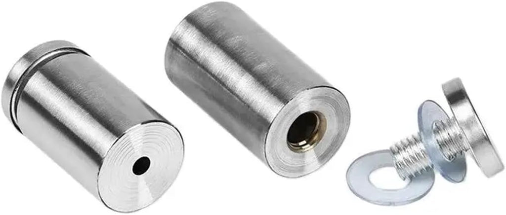 Standoff Fixings， 25PCS, Stainless Steel Sign Standoff Screws Suitable for Standoff Fixings for Glass Posters(16mmx20mm)