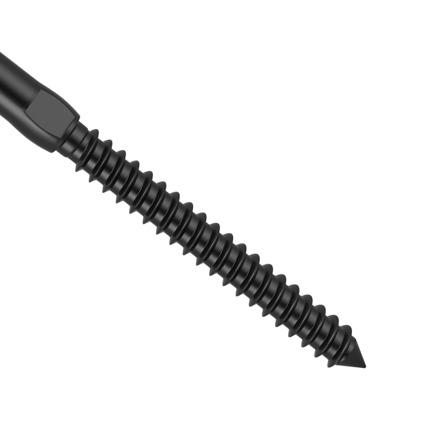 BLIKA 60 Pack 3/16' Black Right&Left Handed Thread Swage Lag Screws for Wood Posts of 3/16' Deck Cable Railing Kit, T316 Stainless Steel, Wire Railing Kit for Decks with Wrench, DIY Wood Baluster
