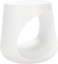 SAFAVIEH Outdoor Collection Vikki Modern Ivory Concrete Accent Table (Fully Assembled) VNN1040B