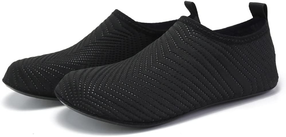 Black Men's Ladies Shoes Sneakers Barefoot Shoes Unisex Fitness Yoga Workout Shoes Beach Shoes(34-35)