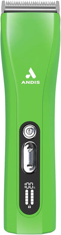 Andis 563231 ProClip 5-in-1 Adjustable Blade Cord/Cordless Pet Hair Clipper, 5 Blade Settings, 5 Speeds, Feather Light, Digital Display Screen, Green