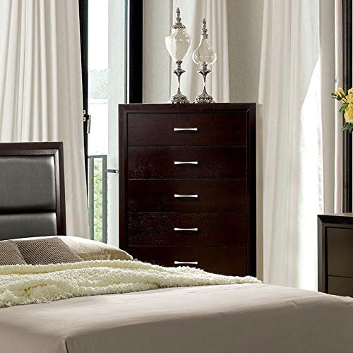 247SHOPATHOME Bedroom set, King, Espresso