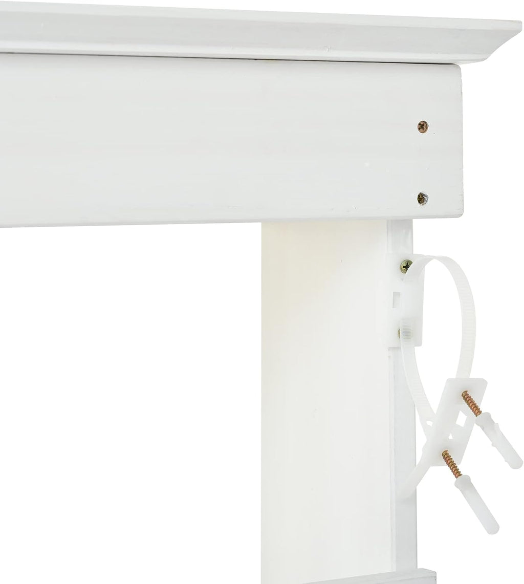Bellemave Outdoor Potting Bench Table,66'' Large Garden Workstation,Wooden Gardening Plant Workstation with 2 Drawers, Cabinet and Open Shelves for Backyard, Mudroom（White）