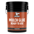 Liquid Rubber Pre-Mixed Mulch Glue - Long Lasting Bond for Landscaping and Gardens, Easy Application, Weatherproof and Durable Adhesive, 5 Gallon