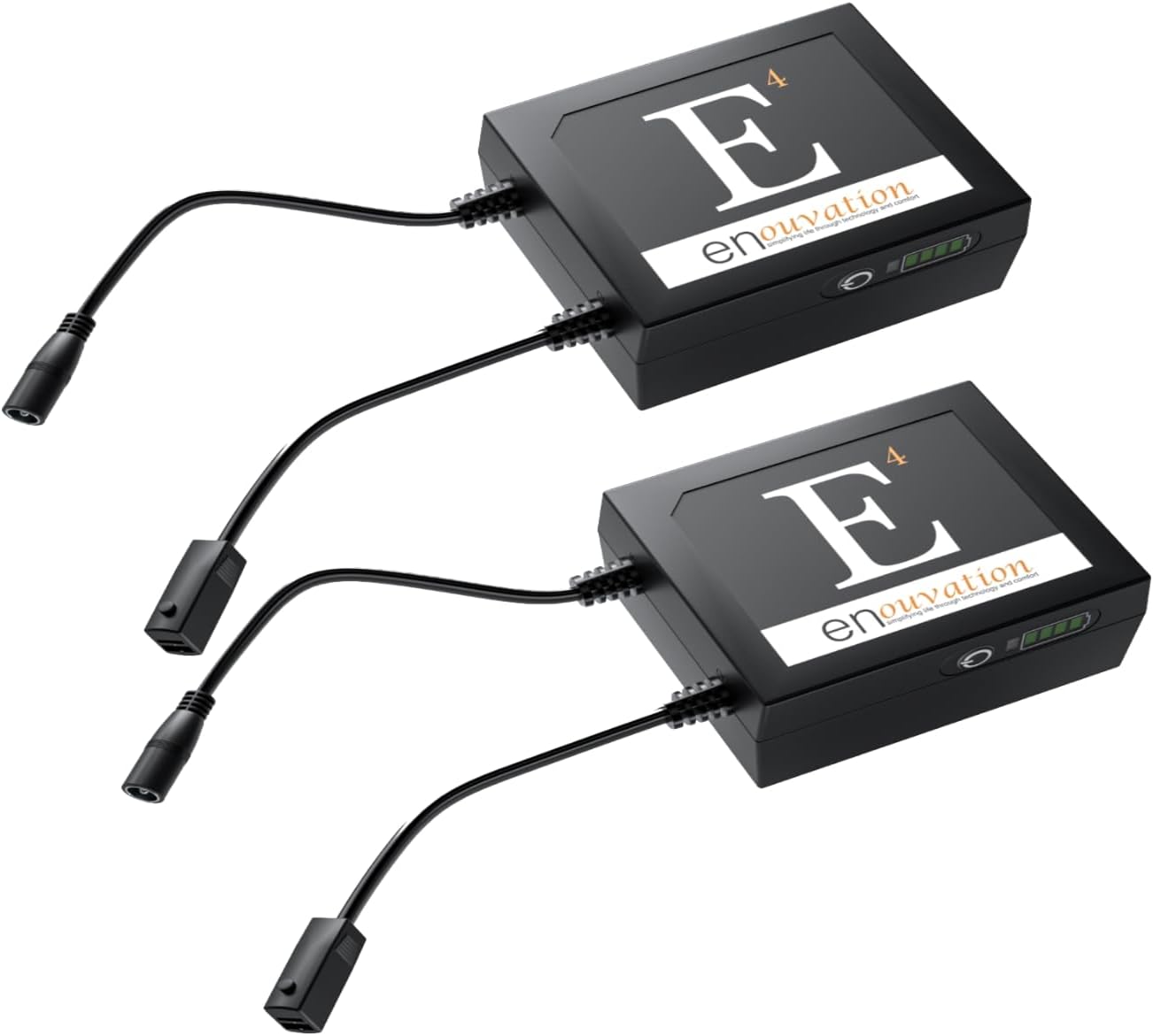 Enouvation E4 Cordless Power Pack, 3800mAh Rechargeable Battery for Motion Recliners, Lift Chairs, Sofas and Sectionals (Pack of 2)
