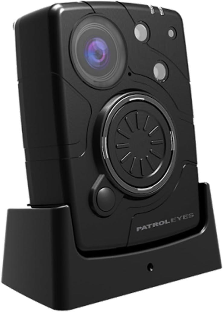 LITE 2K 64GB HD 12 Hour Battery Infrared IR Police Law Enforcement Body Security Camera with Super Strong Quick Release Body Camera Magnet Mount PE-LITE