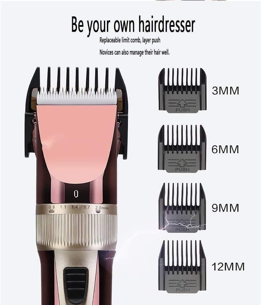 WEedsy Hair Clippers for Men Professional Cordless Clippers for Hair Cutting Trimmer Barbers Grooming Kit Rechargeable, 4 Guide Combs
