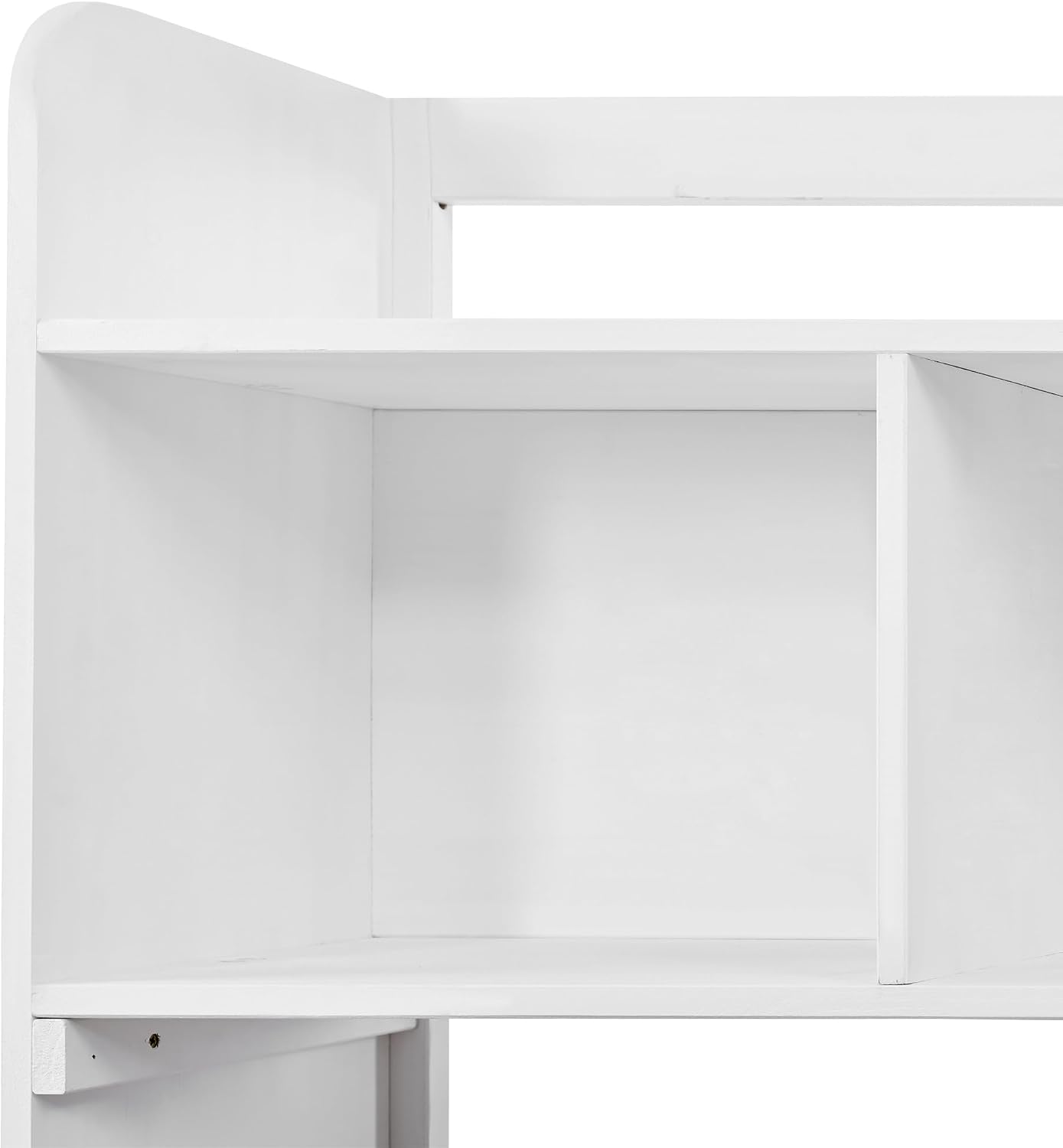 Outdoor Potting Bench Table, Solid Fir Wood Garden Workstation with Hutch, Drawer & Adjustable Shelves, Outdoor Planting Table for Gardening Backyard (White-N, 66.1''H)