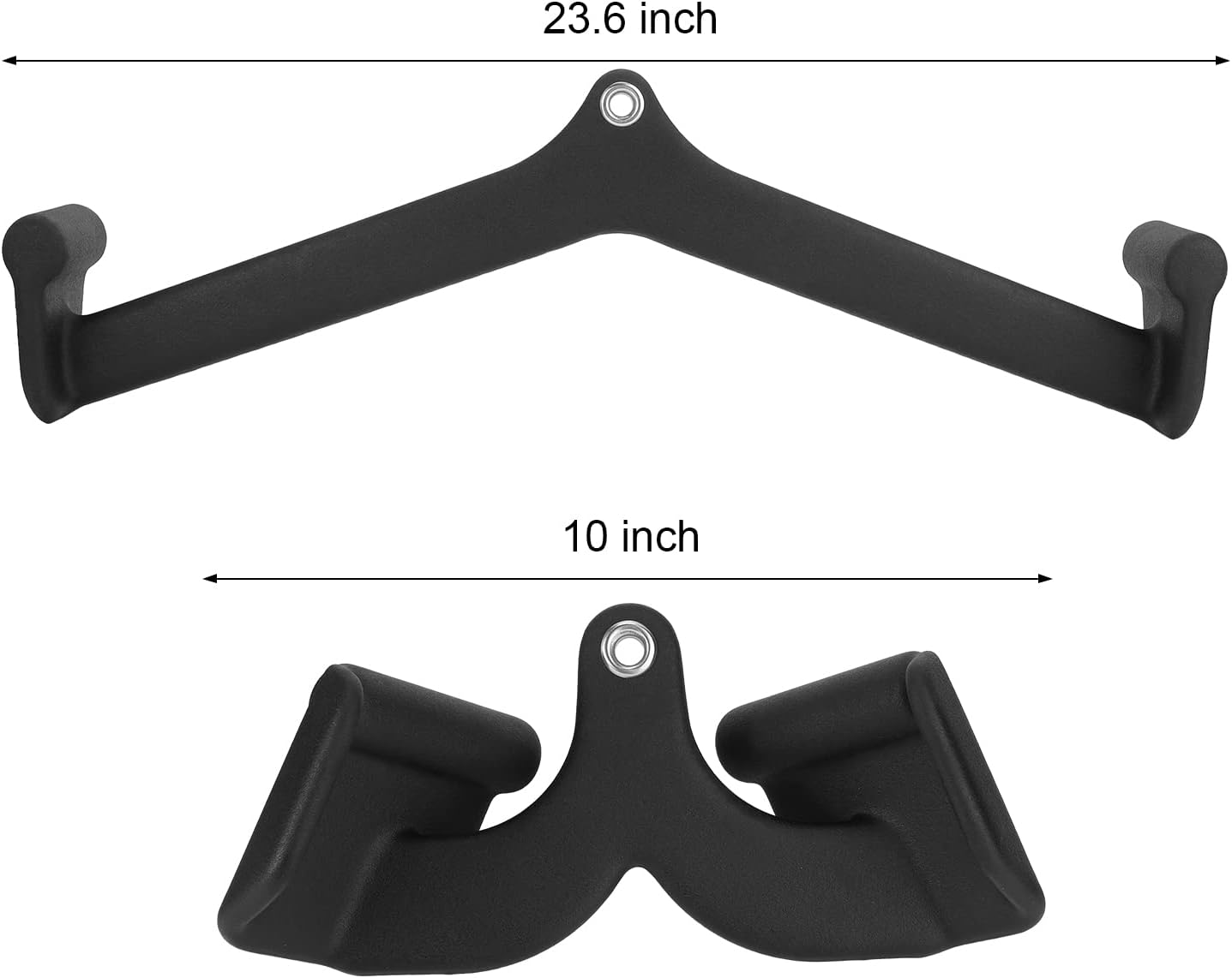 Junkin 19 Pieces LAT Pull Down Bars Cable Machine Attachments for Home Gym Triceps Rope Pull Down Equipment Weight Machine Accessories for Fitness Workout Strength Training