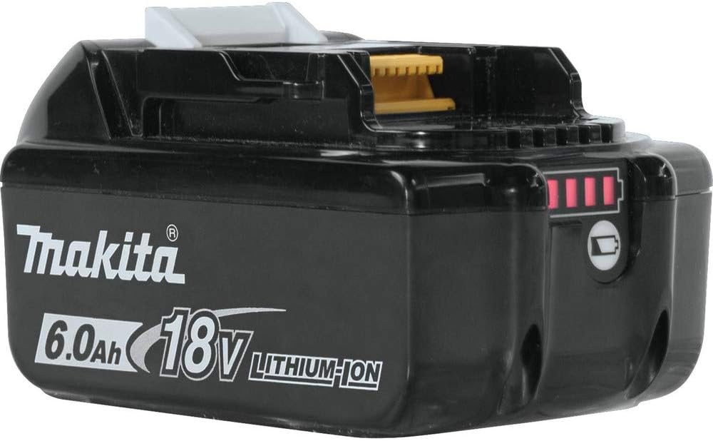 Makita BL1860B-2 18V LXT Lithium-Ion 6.0Ah Battery, 2/pk, Black