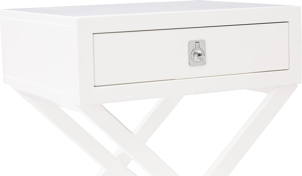 East West Furniture FN08K-1HAE0 2-Piece Fannin Bedroom Set with 1 King Size Bed and a Linen White Modern Nightstand - Reliable and Durable Construction - Mist Beige Linen Fabric Bed