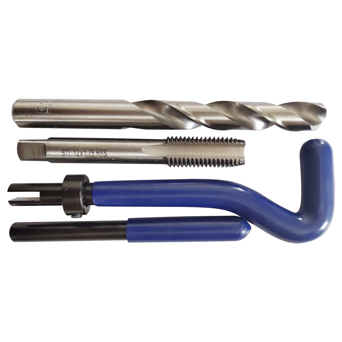HHIP 1011-0051 M5-M12 132 Piece Helical S.T.I. Master Thread Repair Kit