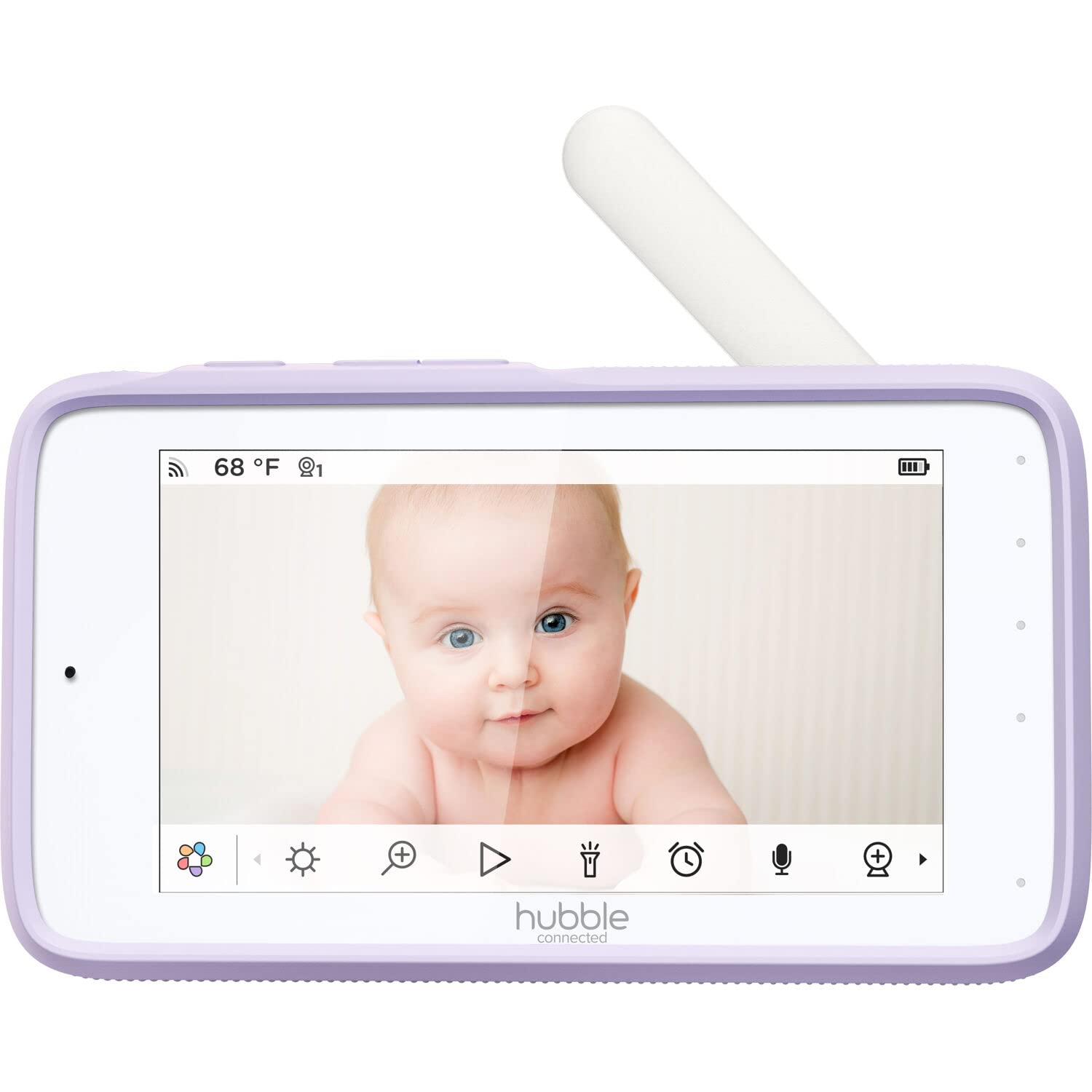 HUBBLE CONNECTED Nursery Pal Deluxe Smart Connected, Wireless, Wi-Fi Enabled Baby Monitor with Parent Unit Viewer