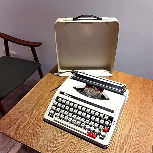 Portable Manual Typewriter for Creative Writing - Classic Design, Ideal Gift for Writers & Note-Taking - Vintage Mechanical Typewriter for Home & Office Use