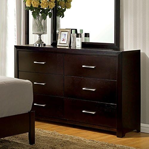 247SHOPATHOME Bedroom set, King, Espresso